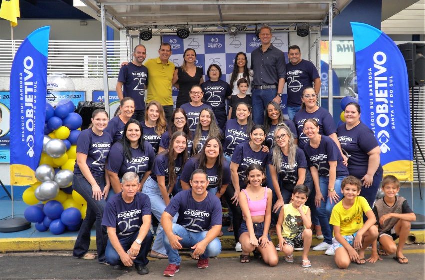 Colégio Objetivo de Santa Fé completa 25 anos