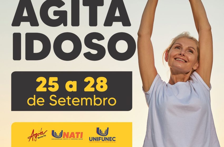  Semana do Agita Idoso acontecerá nos próximos dias 25 a 28 de setembro