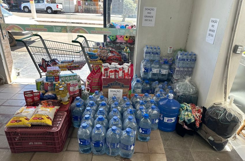 Ribeiro Supermercado de Rubineia Apoia Campanha de Doações para o Rio Grande do Sul