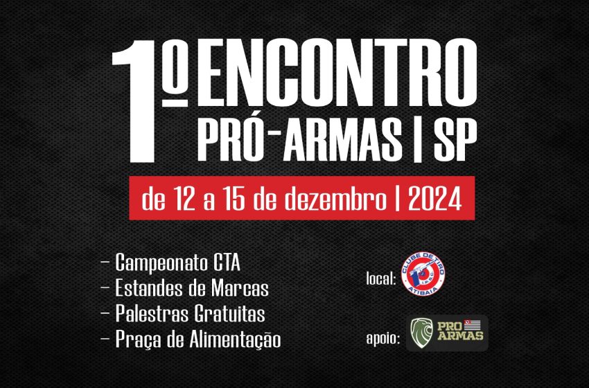  Coordenador regional do Pró-Armas SP, o Capitão Benitez participará de importante evento em Atibaia