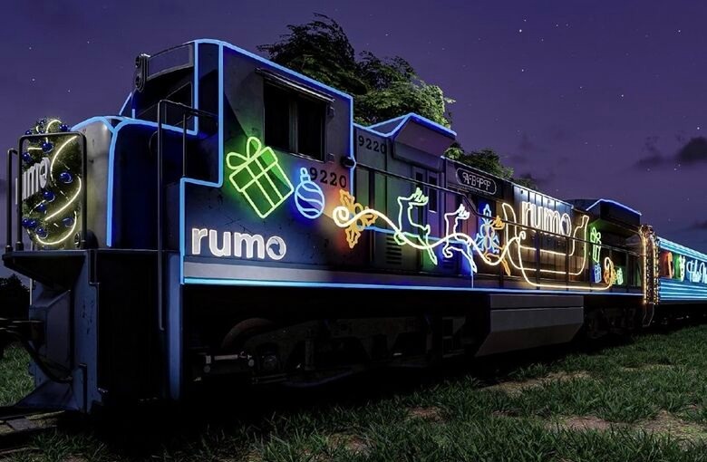  Circulação Iluminada – Trem de Natal da Rumo chega dia 3 de dezembro em Santa Fé do Sul