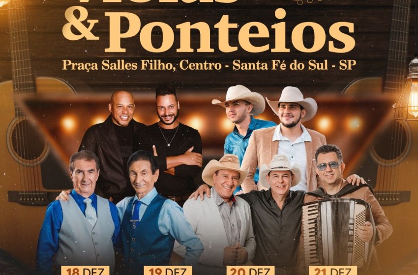  X Mostra de Violas e Ponteios de Santa Fé do Sul promete encantar o Sonho de Natal